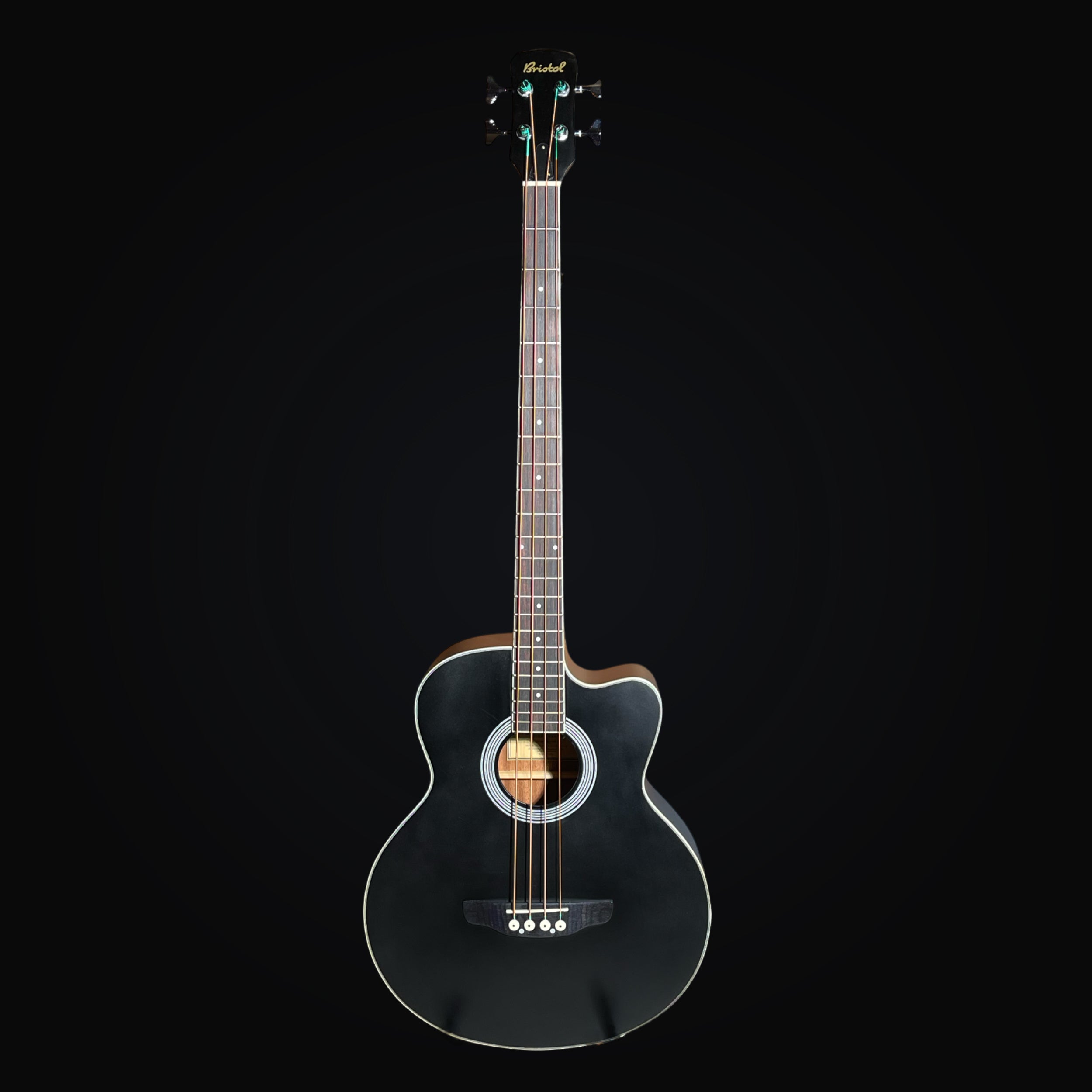 Bristol Bajoloche Electroacustico - Negro Mate