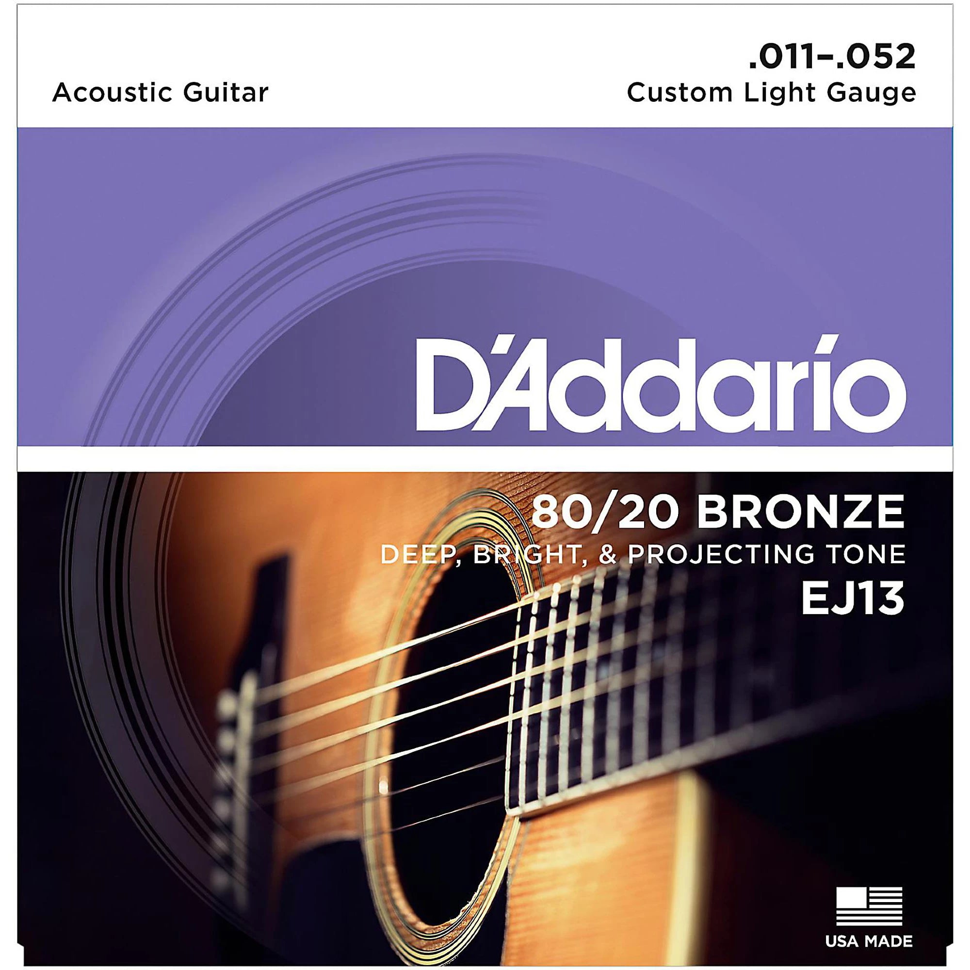 11|52 CUERDAS 80/20 EJ13 - SET 6 | D'ADDARIO STRINGS