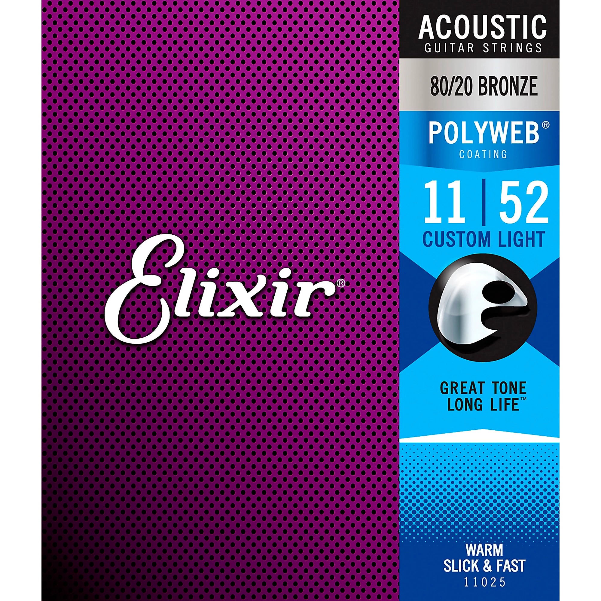 11|52 CUERDAS 80/20 POLYWEB - SET 6 | ELIXIR STRINGS