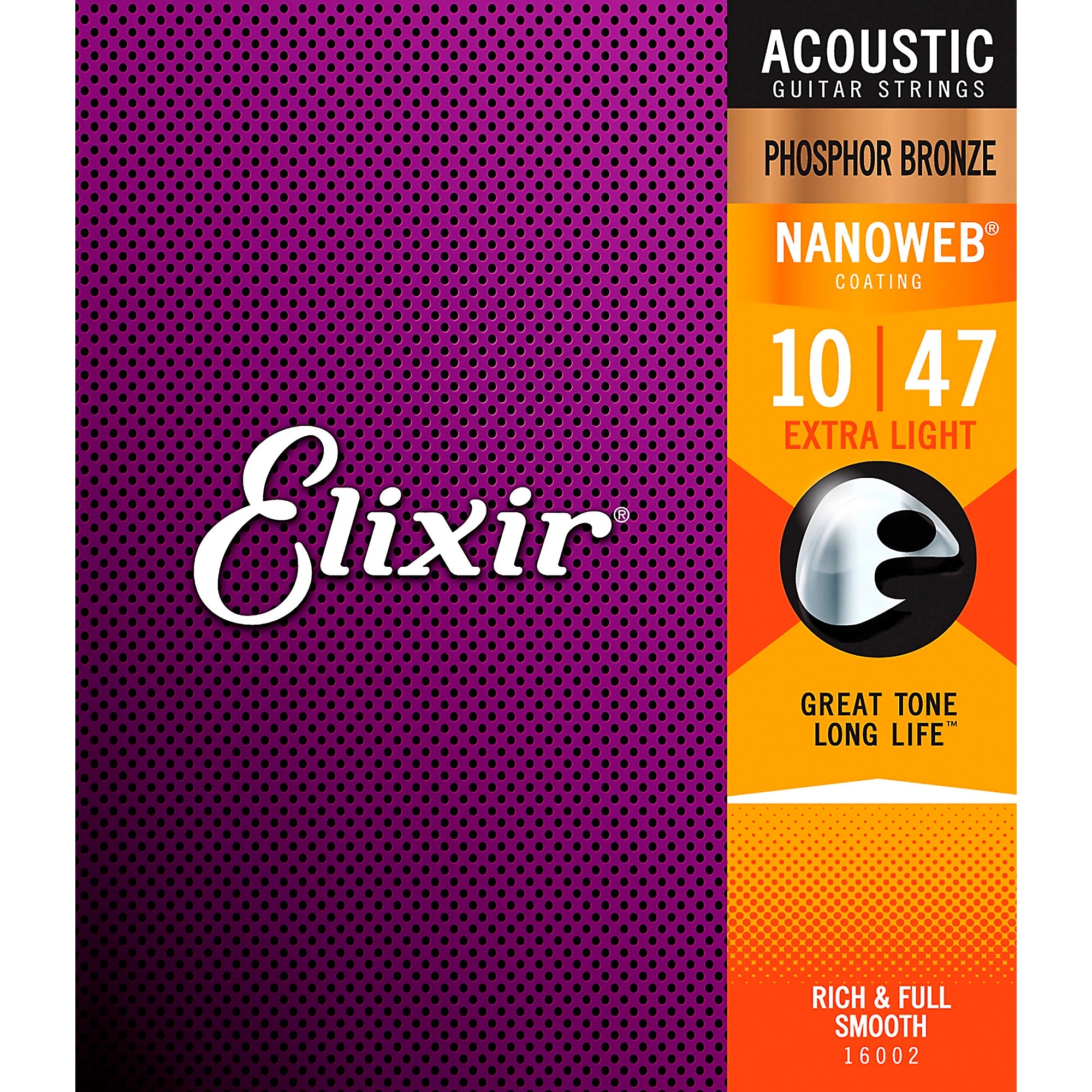 10|47 CUERDAS FÓSFORO BRONCE NANOWEB - SET 6 | ELIXIR STRINGS