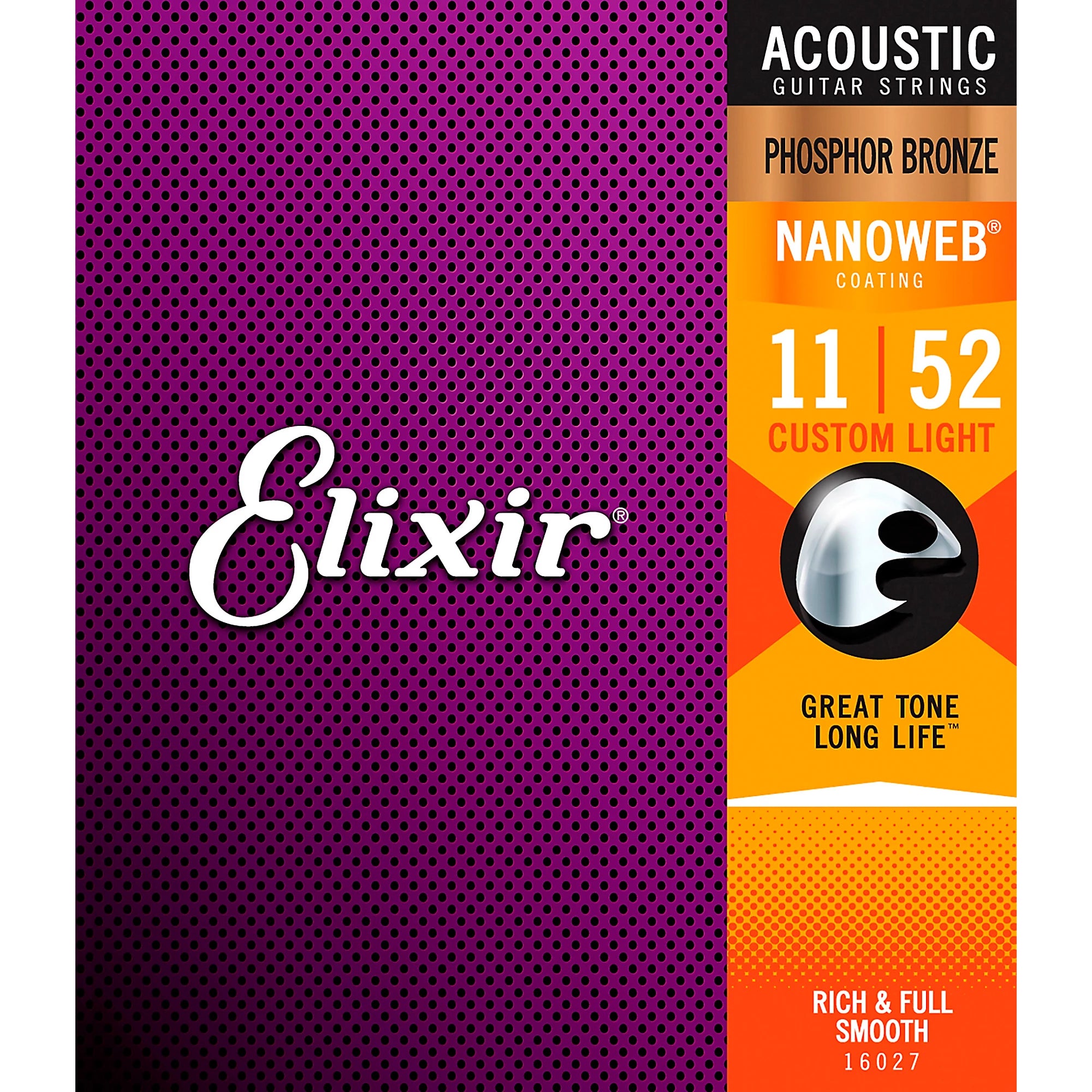 11|52 CUERDAS FÓSFORO BRONCE NANOWEB - SET 6 | ELIXIR STRINGS