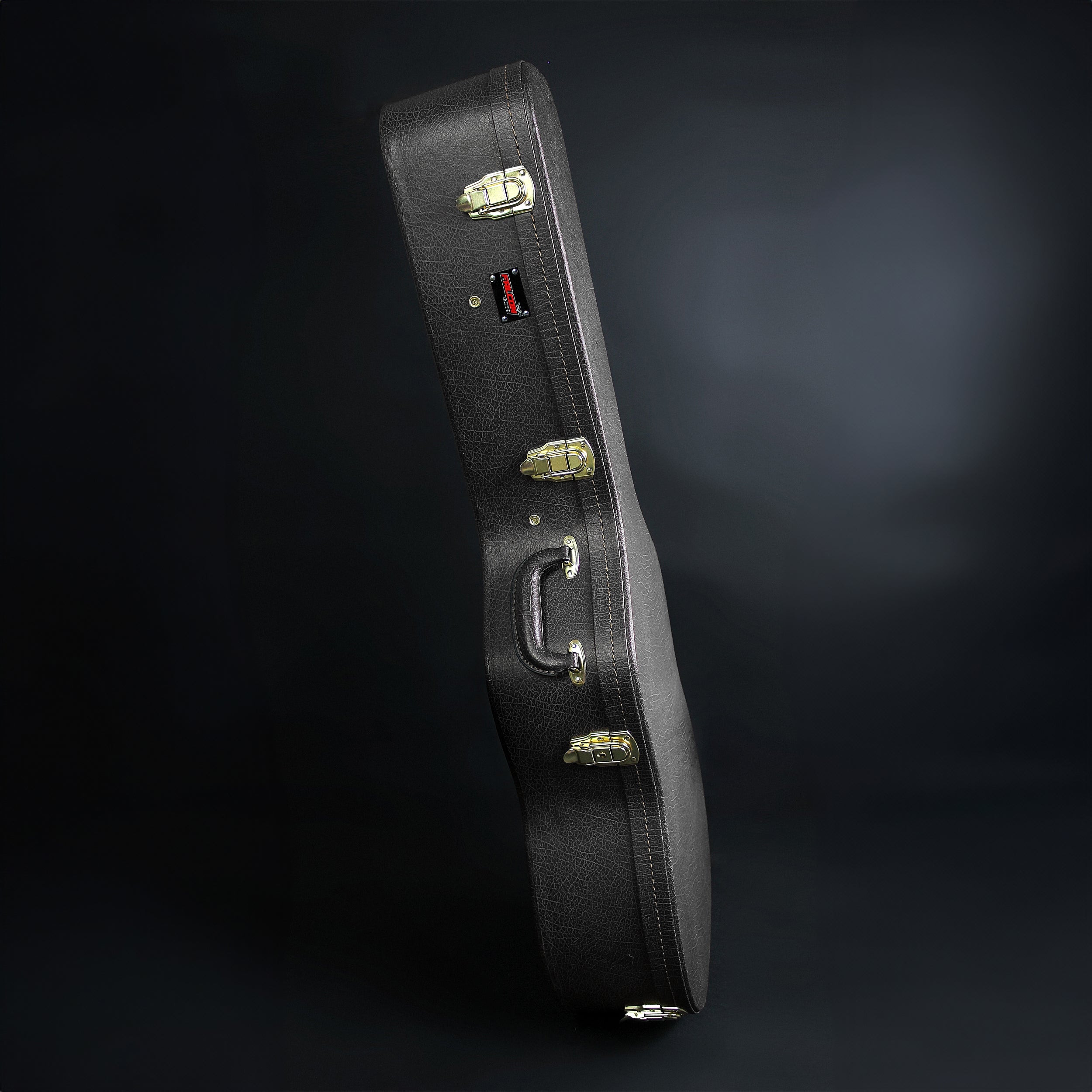 Estuche FALCON - Negro Madera Rígido