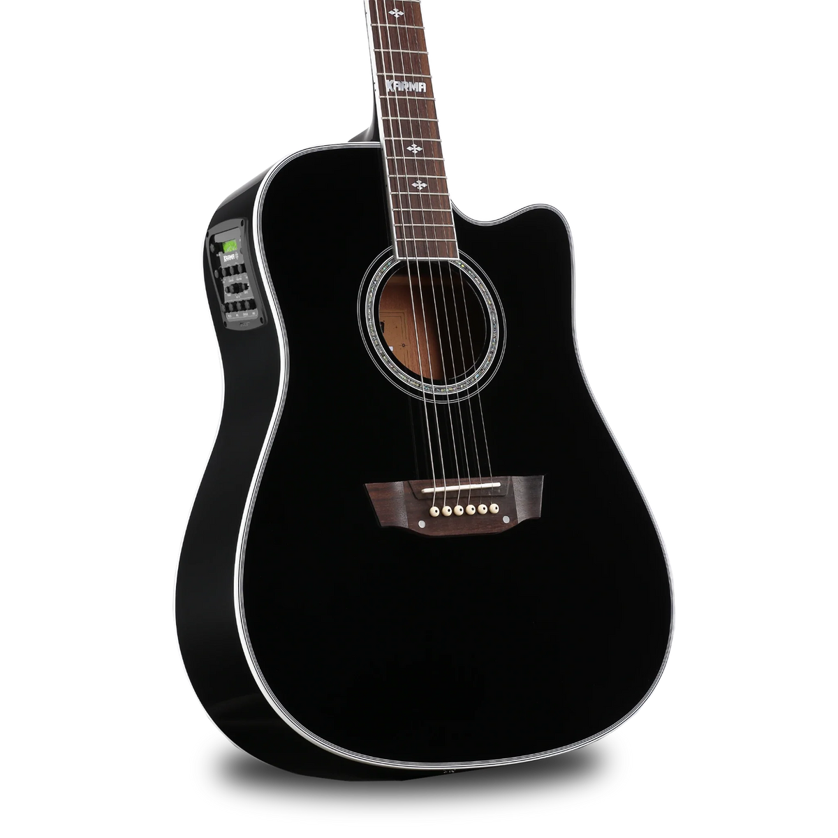 Guitarra Acústica Karma Enso Negra - imagen 7 de 11