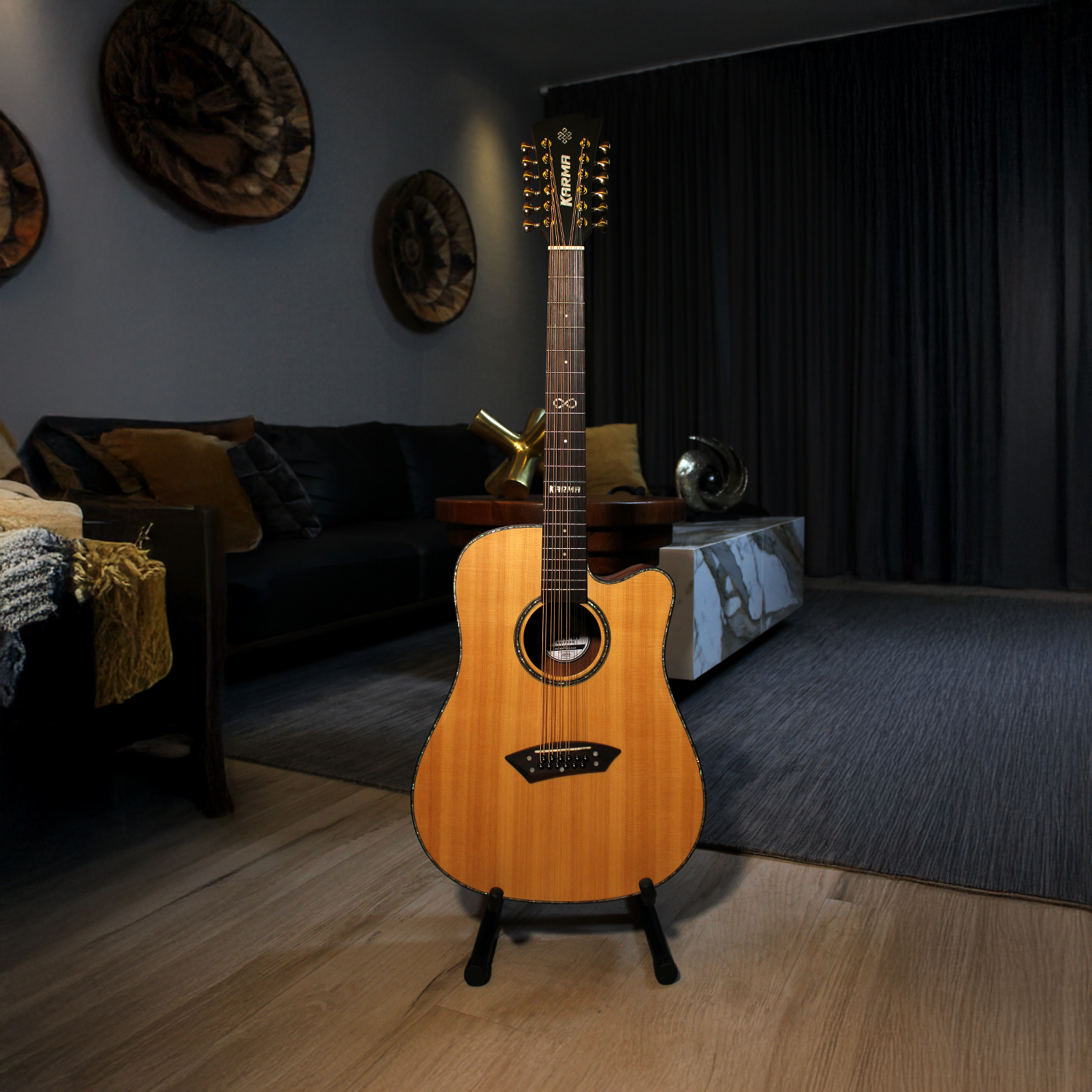 Karma INFINITY Docerola (Zurda) 12-NAT + ESTUCHE RÍGIDO