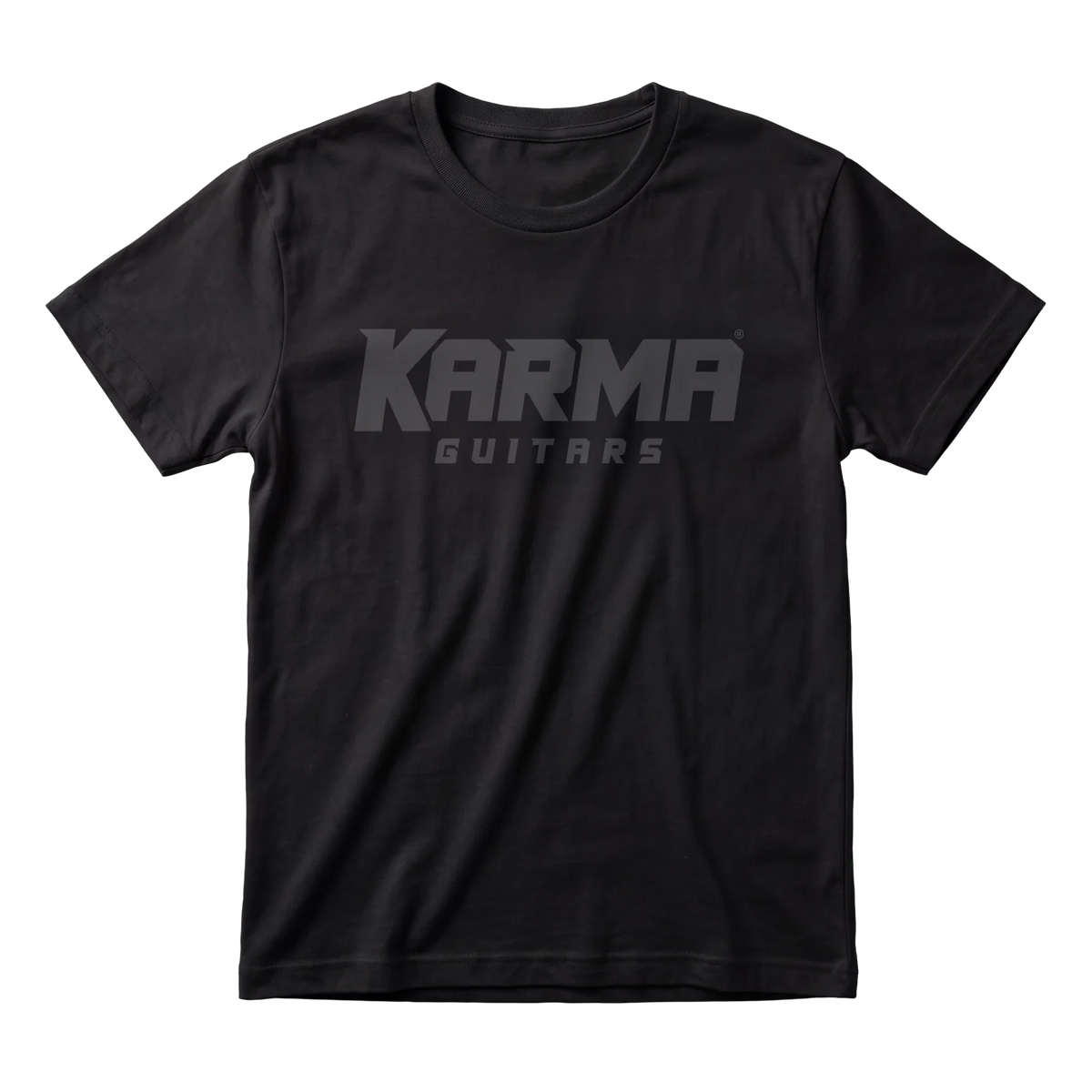Playera Karma® Classic Logo - BLK/BLK - Karma Guitars, Inc.