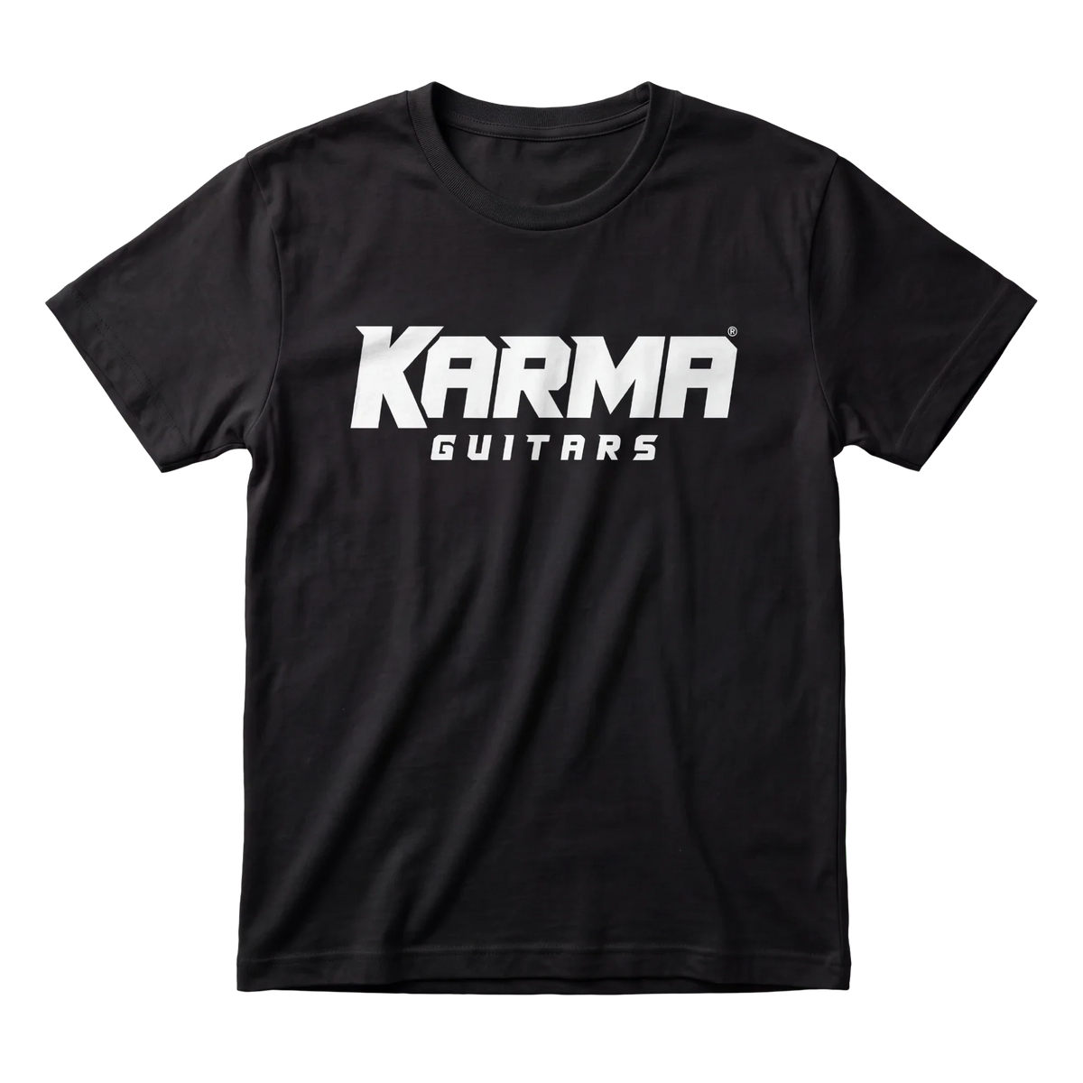 Playera Karma® Classic Logo - BLK/WHI - Karma Guitars, Inc.