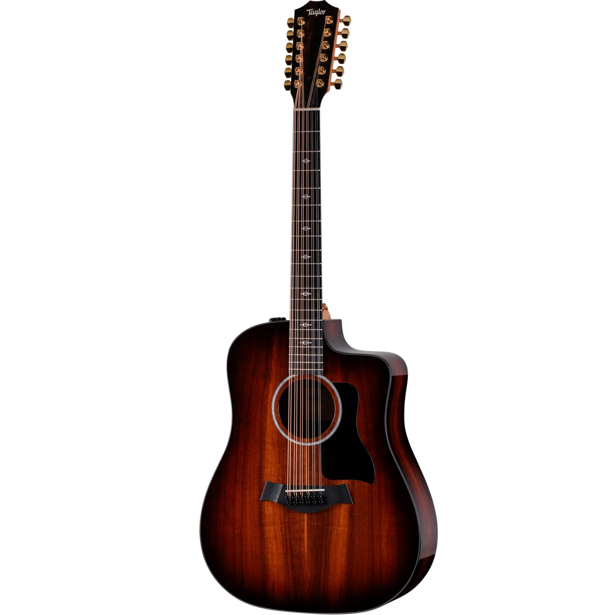 Docerola Taylor Somos 260ce-K DLX Doce Doble de koa, vista frontal