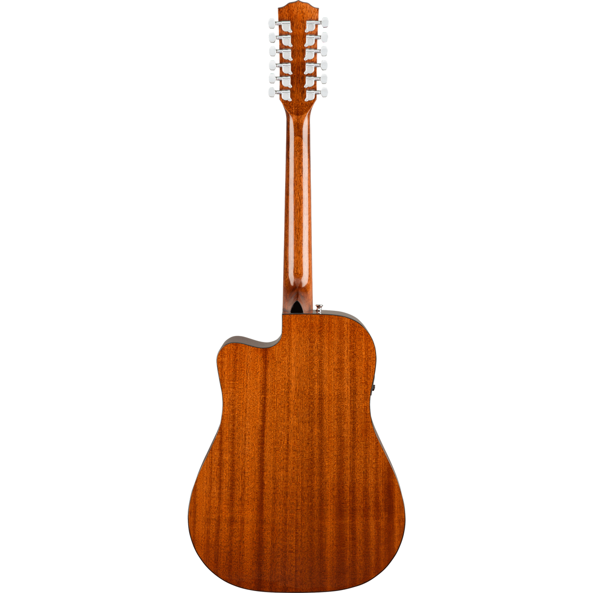 Docerola Fender CD-60SCE-12 natural, vista trasera