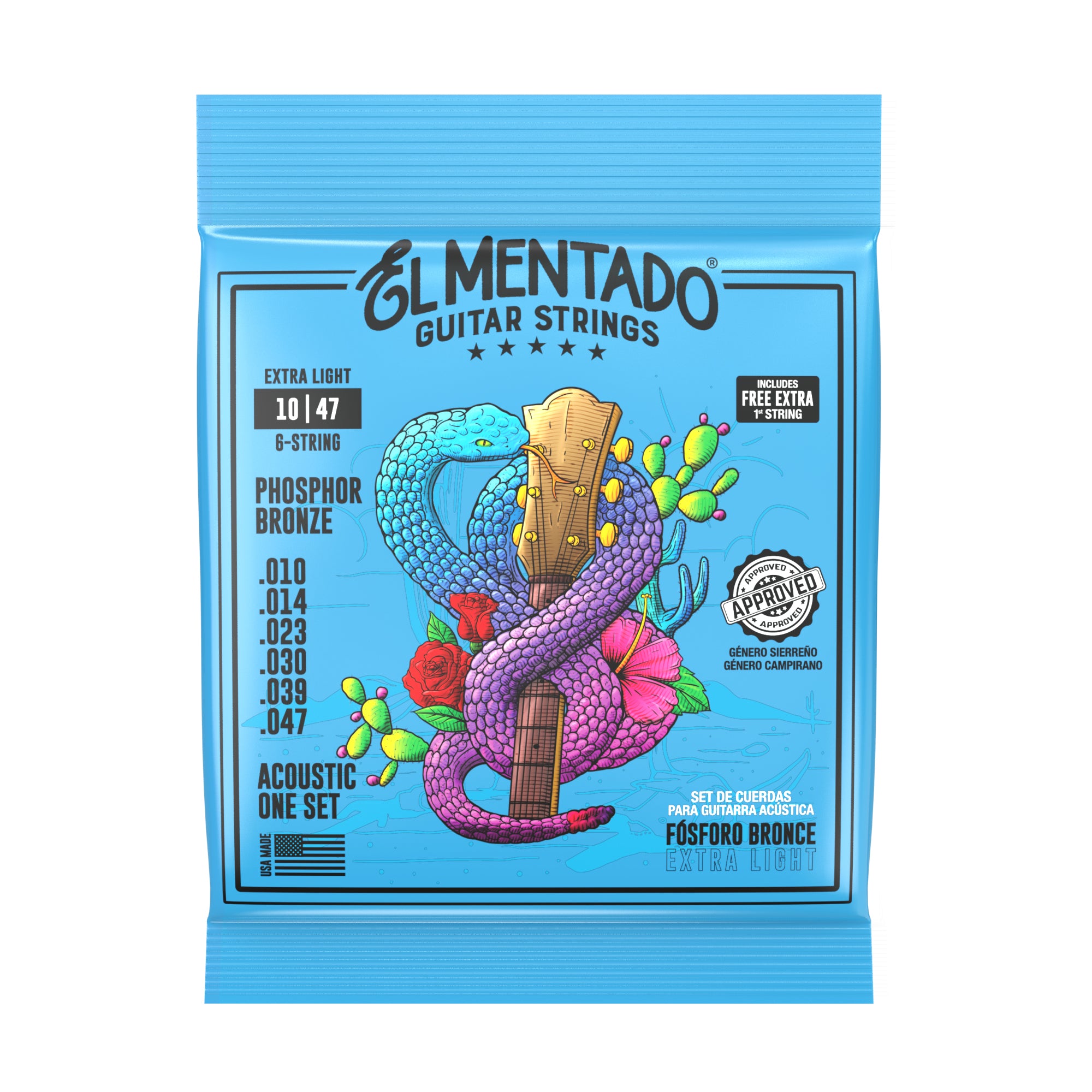 10|47 CUERDAS FÓSFORO BRONCE - SET 6 | El Mentado Strings