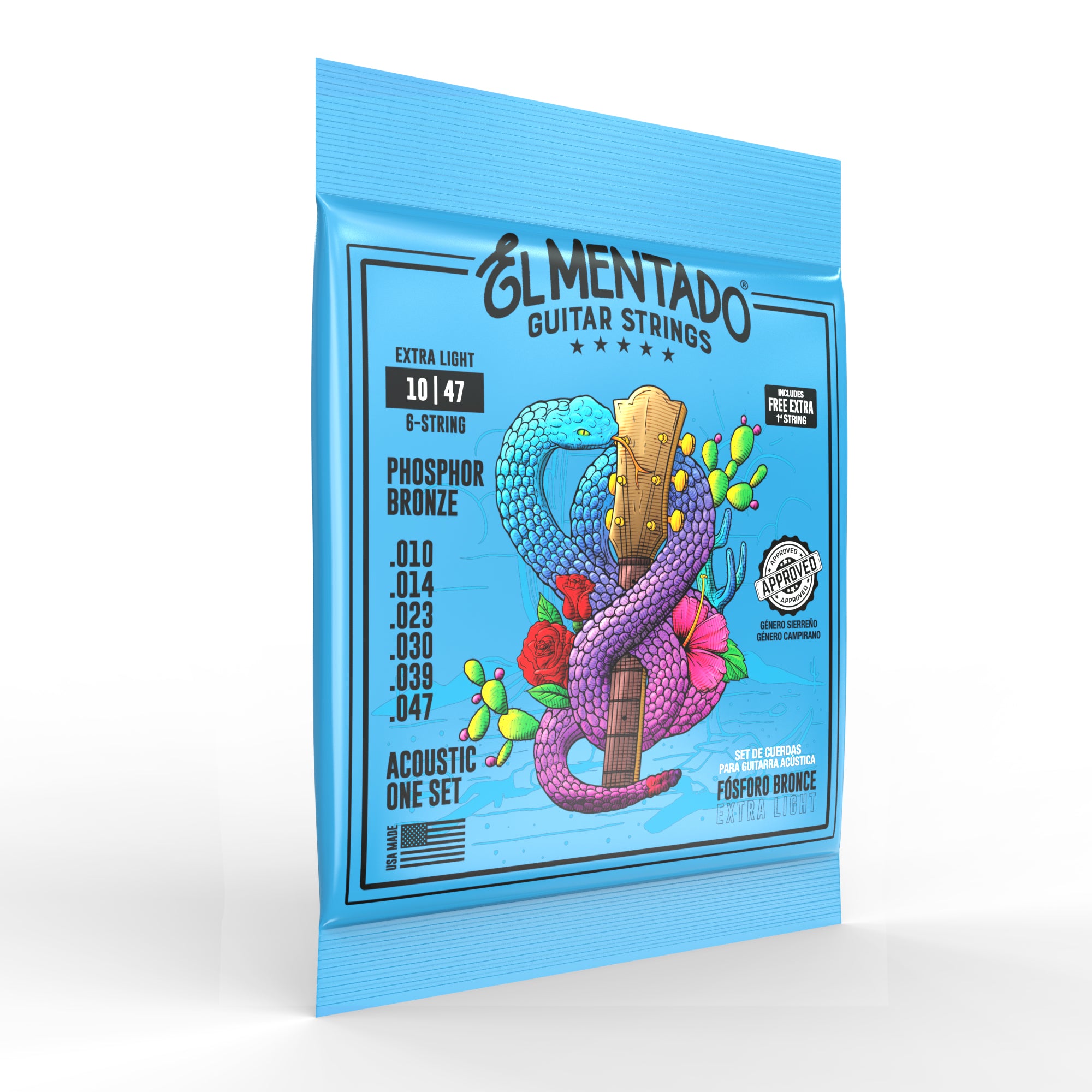 10|47 CUERDAS FÓSFORO BRONCE - SET 6 | El Mentado Strings