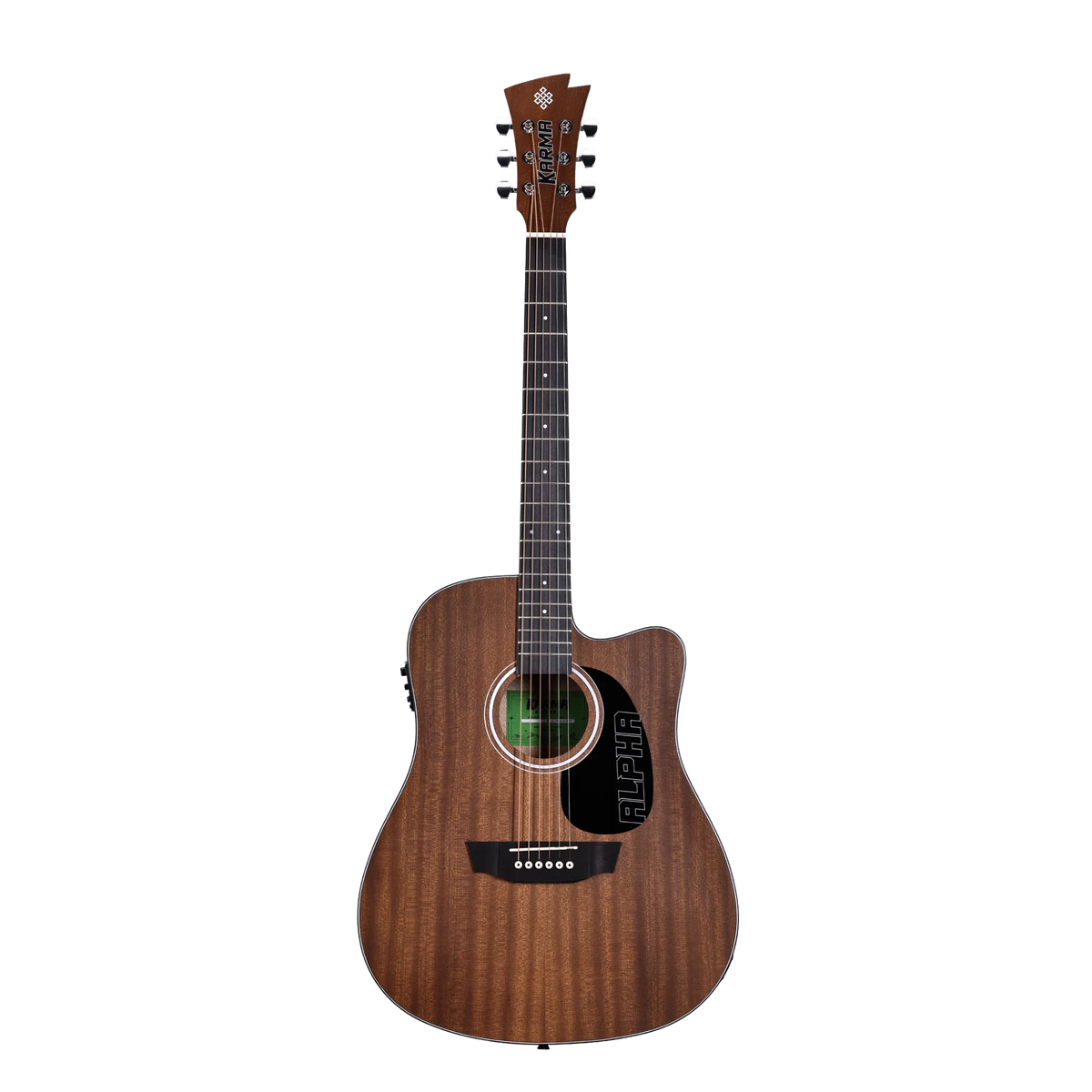 Guitarra Karma Alpha 6-NAT, vista frontal