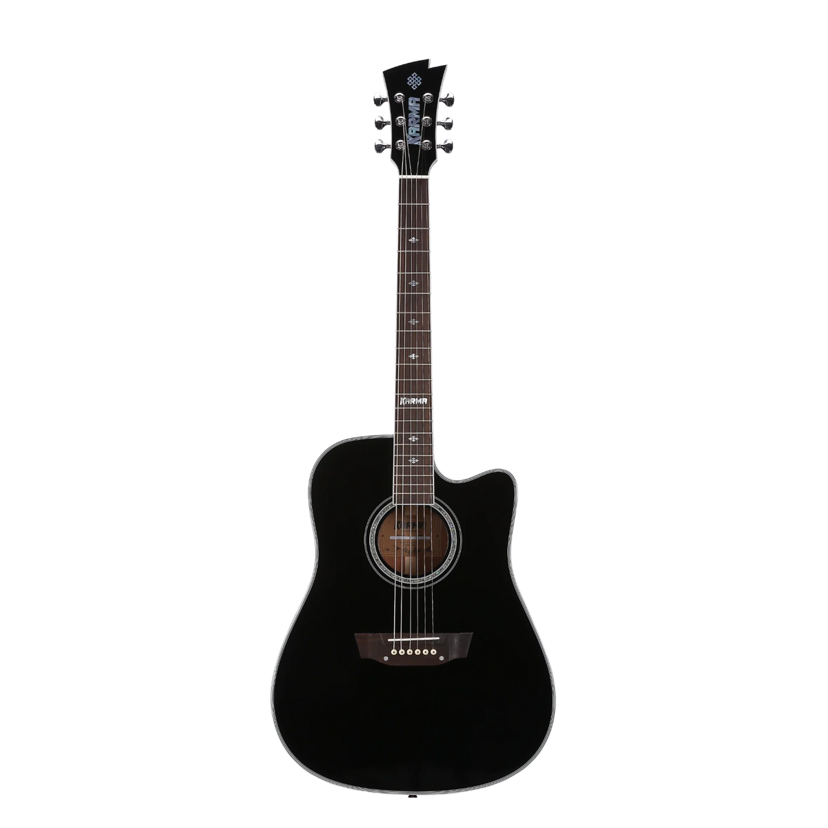 Guitarra Acústica Karma Enso Negra