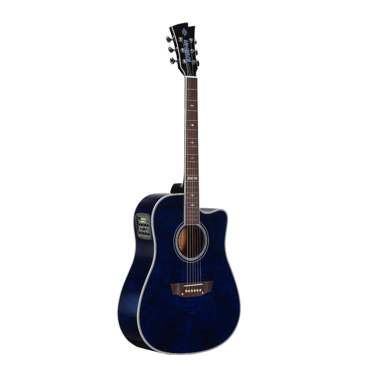 Guitarra Karma Enso 6-RB azul royal (armonía), Pro Series