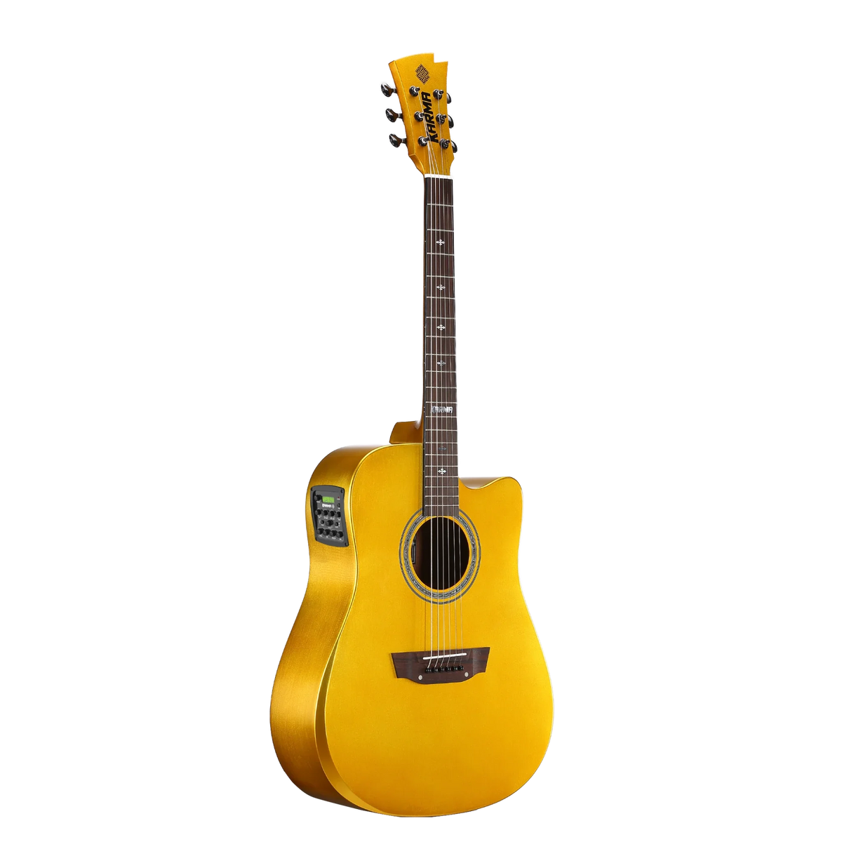 Guitarra Karma Legend 6-GLD Pro Deluxe Series Dorada sparkle (armonía)