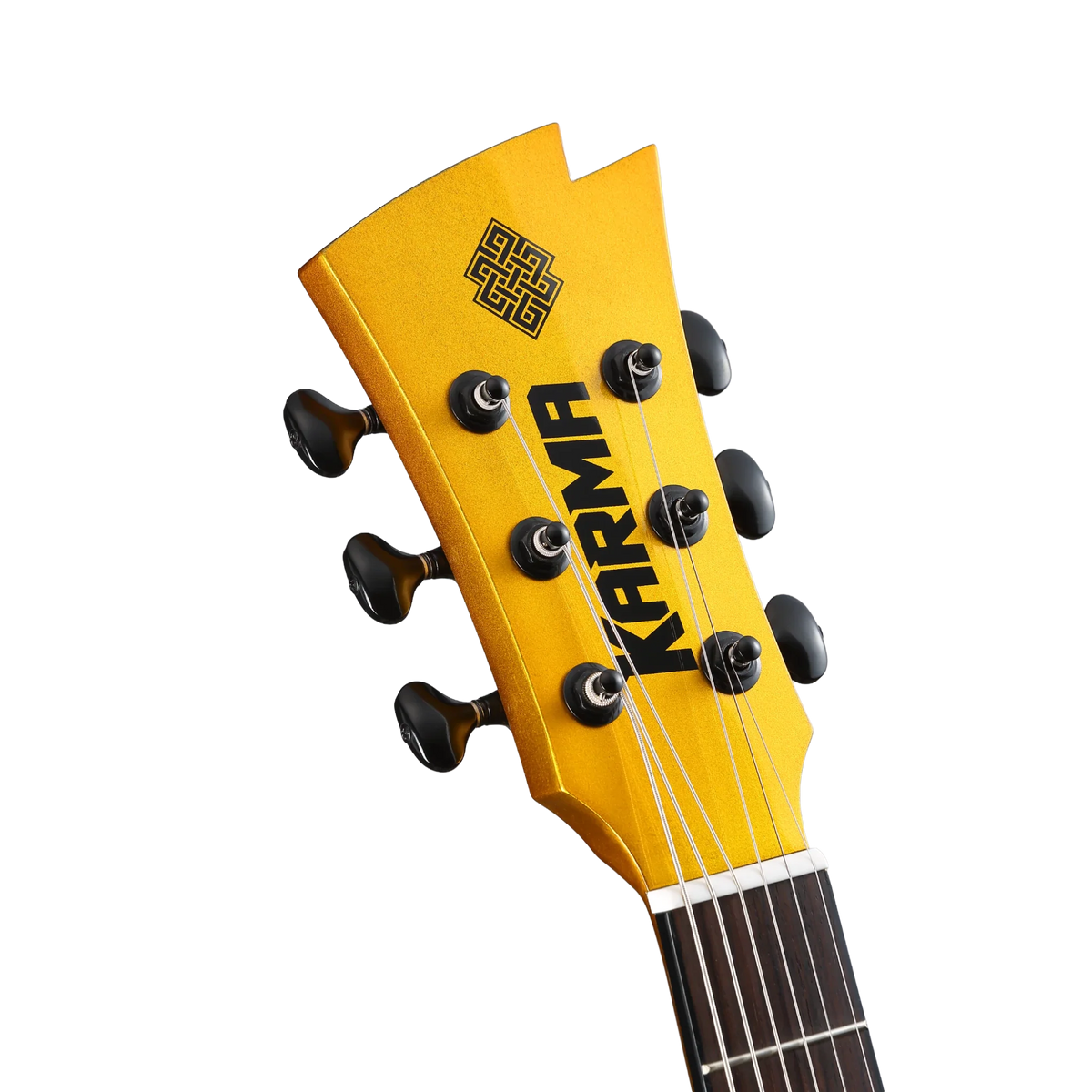 Guitarra Karma Legend 6-GLD Pro Deluxe Series Dorada sparkle (armonía)