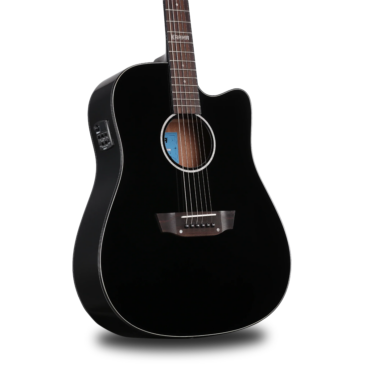 Guitarra Acústica Karma Spirit Negra - imagen 7 de 10