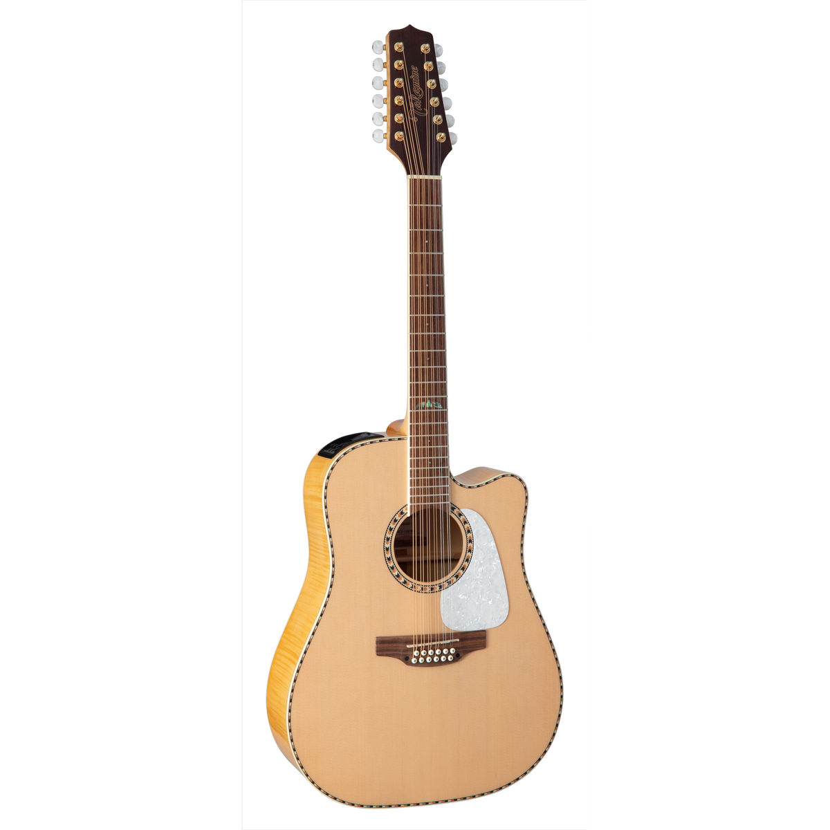 Docerola Takamine GD74CE-12U para encordado al unísono, vista frontal