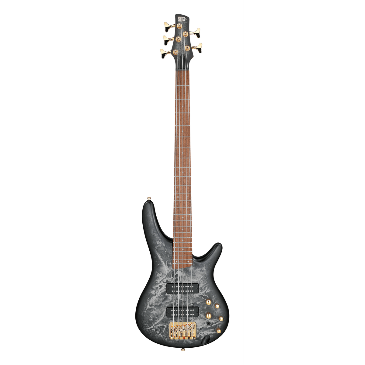 Bajo Eléctrico Ibanez SR305EDX 5 Cuerdas Negro Mate, vista frontal
