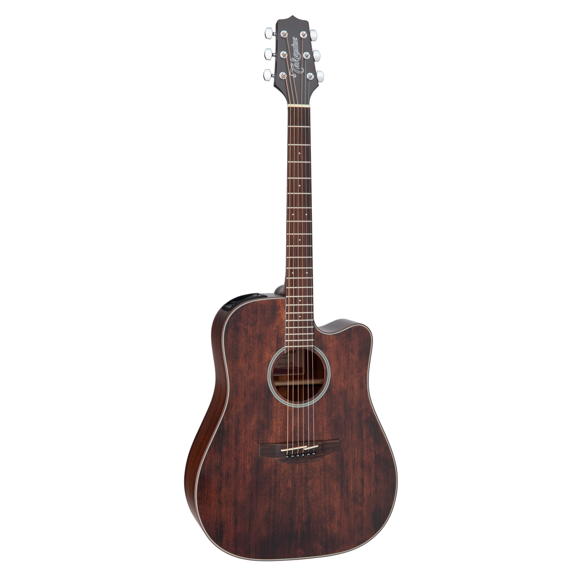 Guitarra Takamine GD21CE café satinada, vista frontal