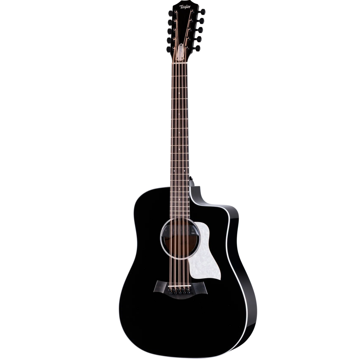 Bajo quinto Taylor Somos 250ce Plus negro, vista frontal
