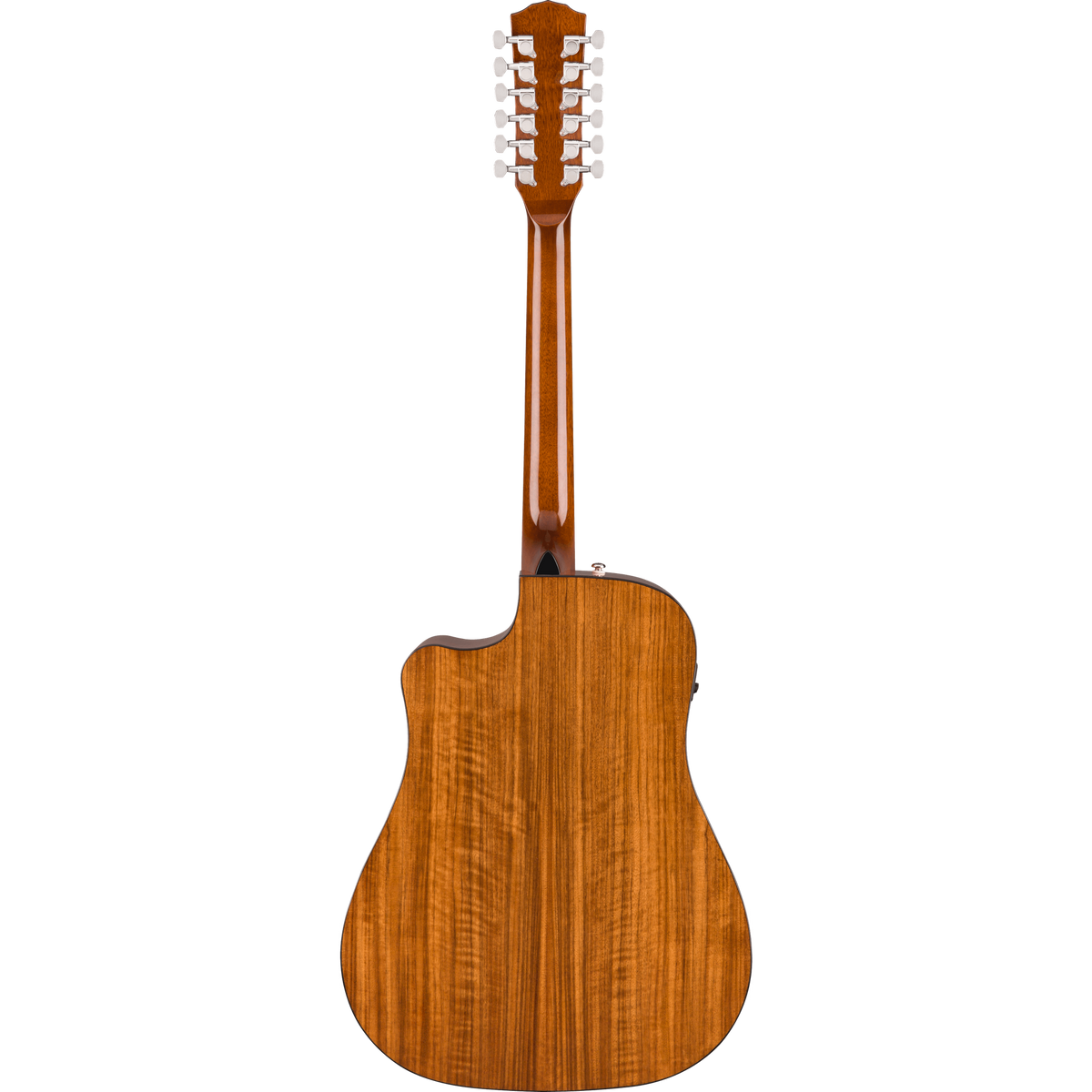 Docerola Fender CD-140SCE-12 con fondo de ovangkol, vista trasera