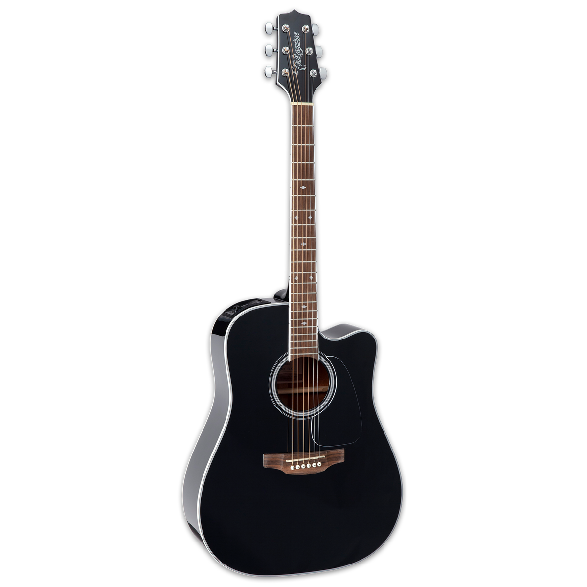 Guitarra Takamine GD34CE negra, vista frontal