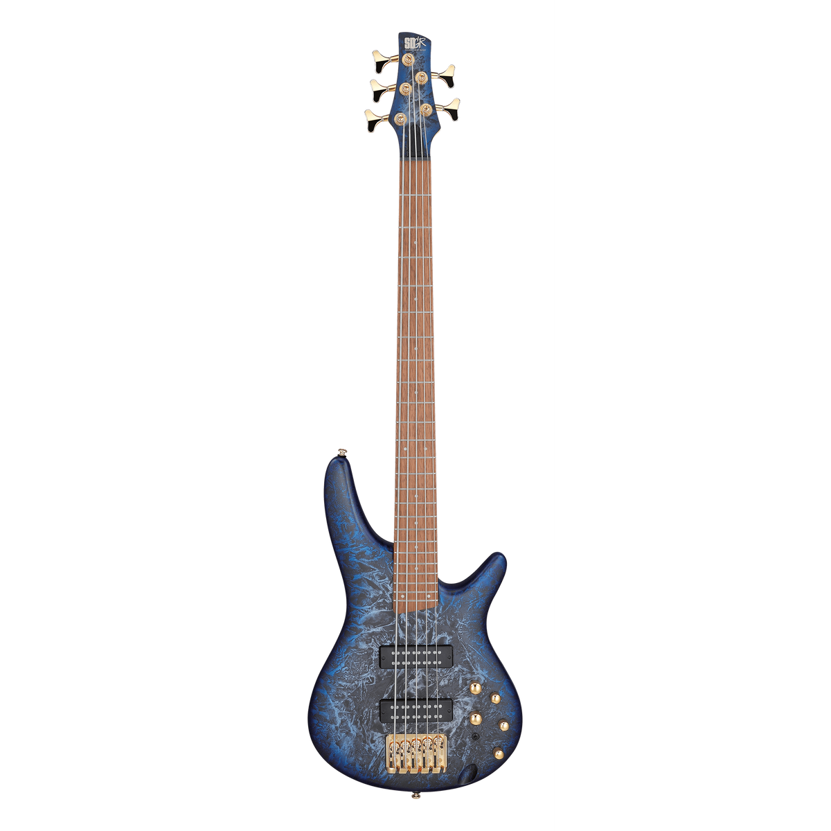 Bajo Eléctrico Ibanez SR305EDX 5 Cuerdas Azul Cósmico, vista frontal