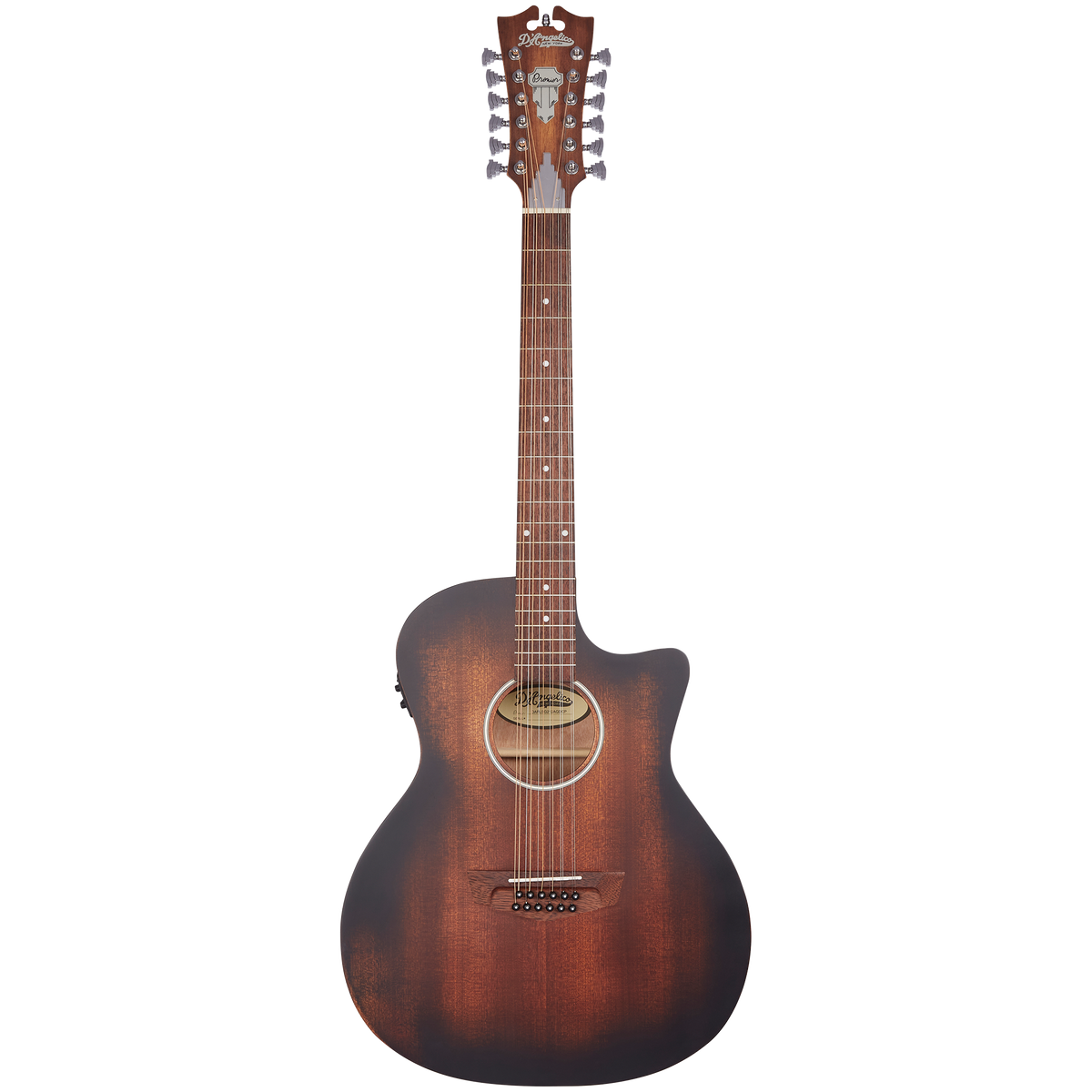 Docerola D'Angelico Premier Fulton LS caoba envejecida, vista frontal