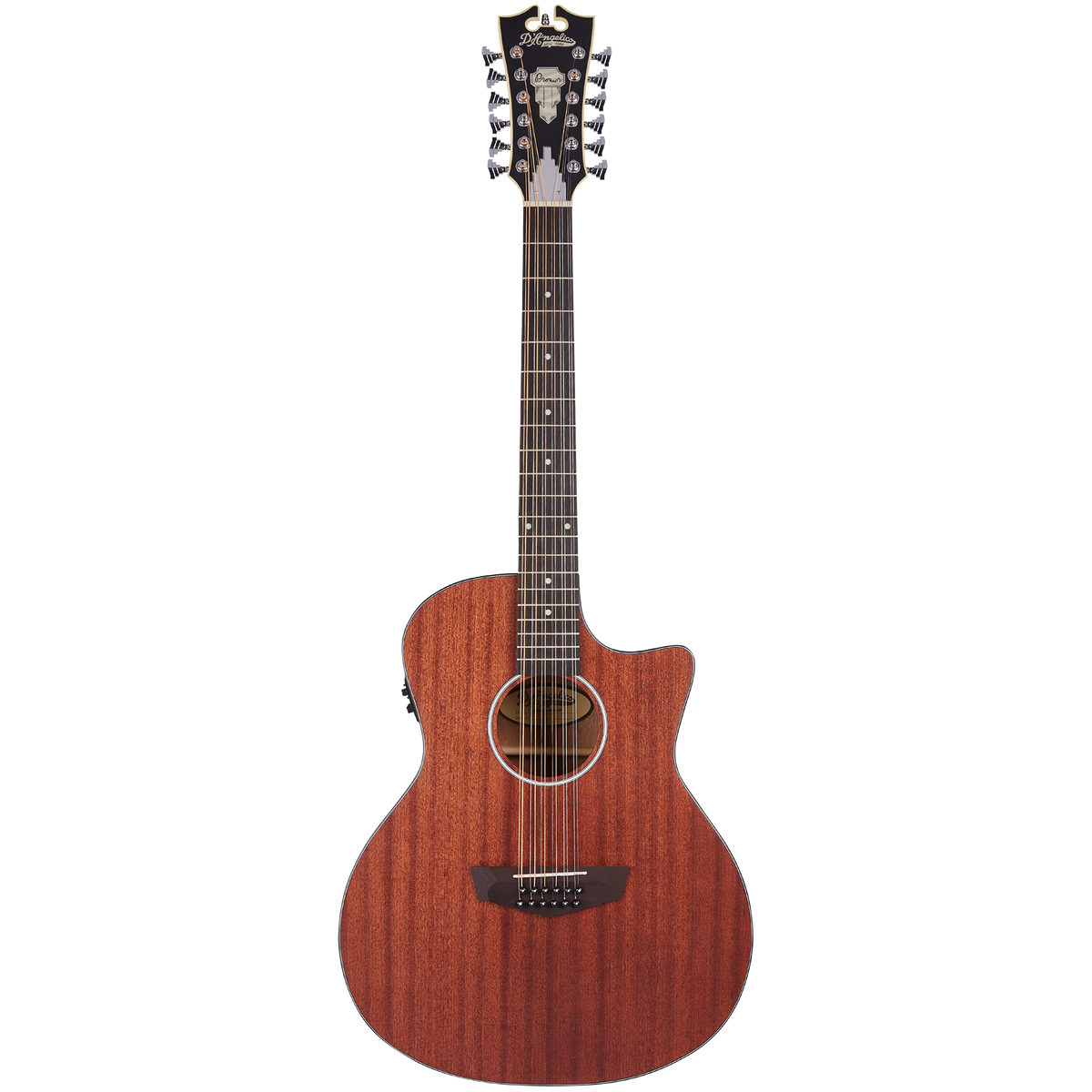 Docerola D'Angelico Premier Fulton LS caoba satinada, vista frontal
